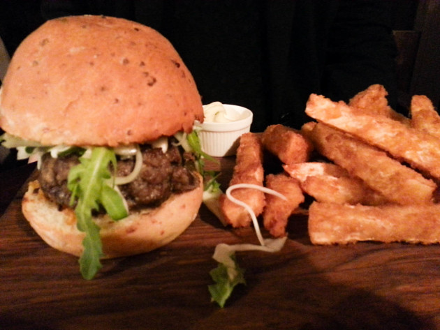 Wild Boar Burger L. Mulligan Dublin Ireland