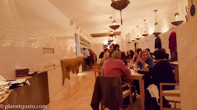 Ottolenghi's NOPI Soho London Upstairs Dining Room