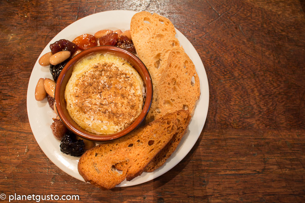 Blanchette Restaurant Soho London St Marcellin Cheese Appetizer