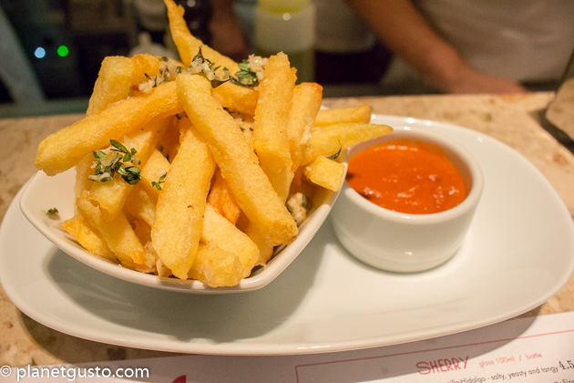 Barrafina Soho London Patatas Bravas French Fries