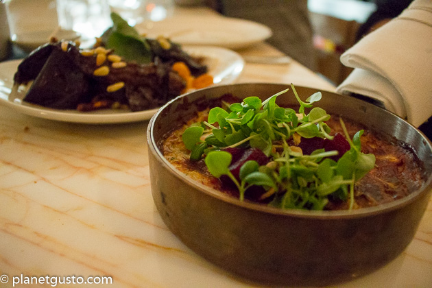 Ottolenghi's NOPI Soho London Blue Cheese Cheesecake