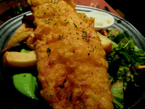 Fish and Chips Le Bon Crubeen Dublin Ireland