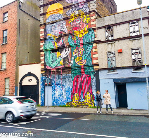 Vadis & Tilf Mural from 2013 MURO Street Art Event Smithfield - Dublin, Ireland