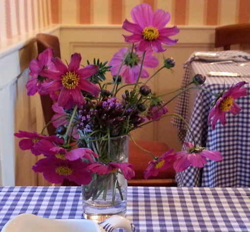 Breakfast Table with Flowers, Ballymaloe House - Dublin, Ireland