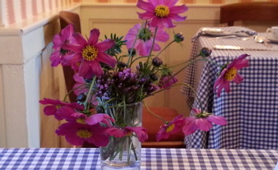 Breakfast Table with Flowers, Ballymaloe House - Dublin, Ireland