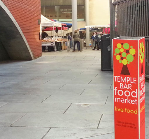 Temple Bar Food Market Meeting House Square Dublin Ireland