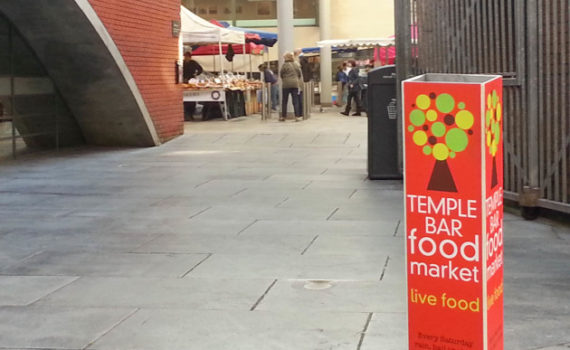 Temple Bar Food Market Meeting House Square Dublin Ireland