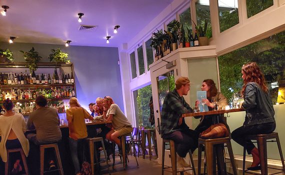 OK Omens natural wine bar Portland Oregon