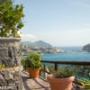 View of Sant'Angelo Sunny Day from Punta Chiarito Ischia, Italy